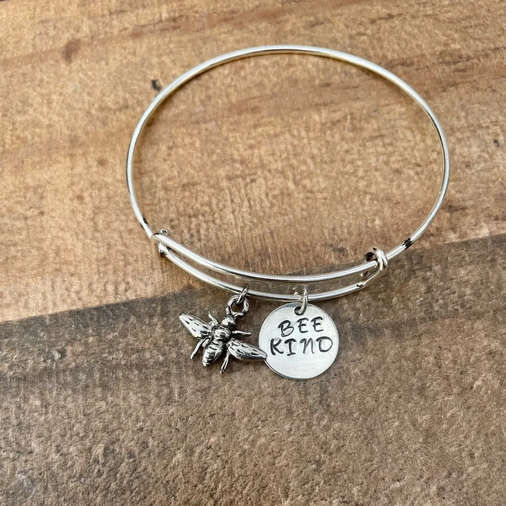 Hand Stamped Bracelet - Picture 2 of 2